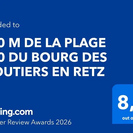 بيت للعطل 100 M De La 100 Du Bourg Des Moutiers En Retz